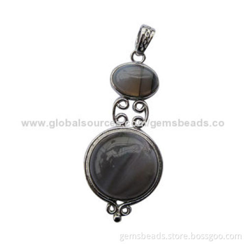 Fashion Gemstone Pendant for Necklaces, 25mm Size, Customized Designs AcceptedNew